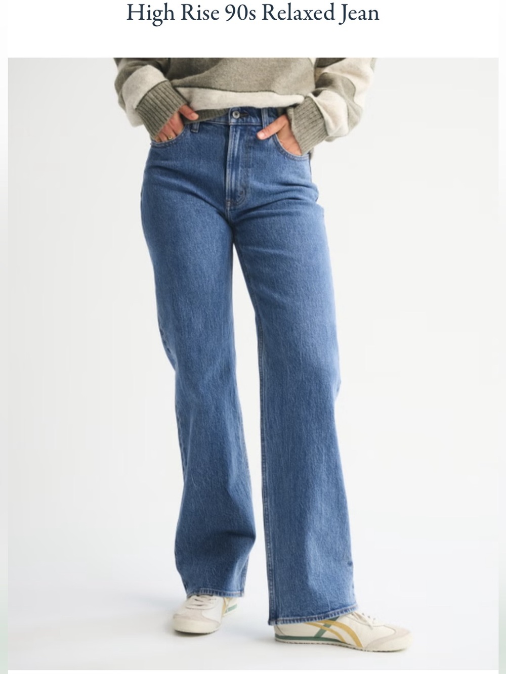 Abercrombie High Rise 90s Relaxed Jean